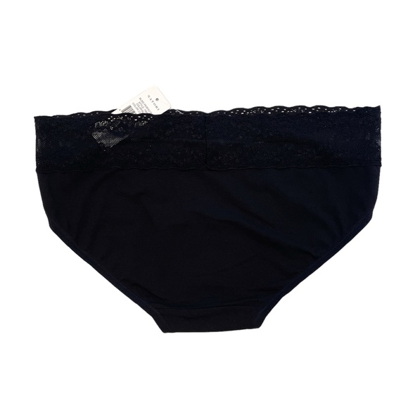 NATORI Bliss Perfection V-Kini Panties in Black - NWT - One Size - Picture 3 of 4